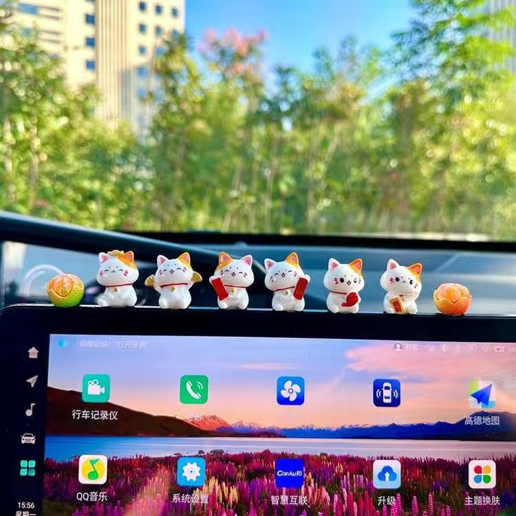 Interior Design Japan - Auto Japanse Lucky Cat Ornamenten Auto