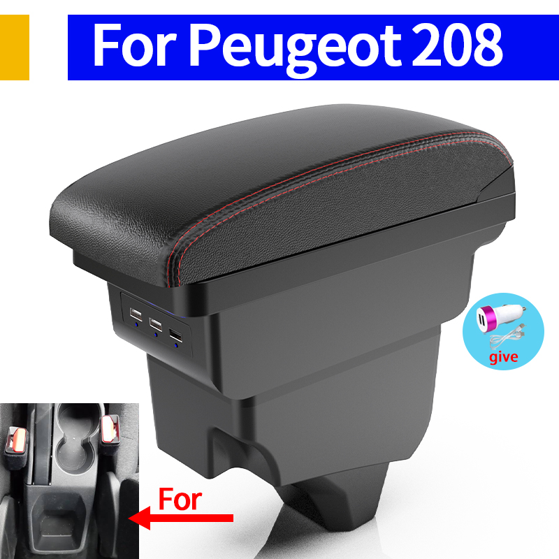 Interior Design Course - Armsteun voor Peugeot 208 2008 autoconsole