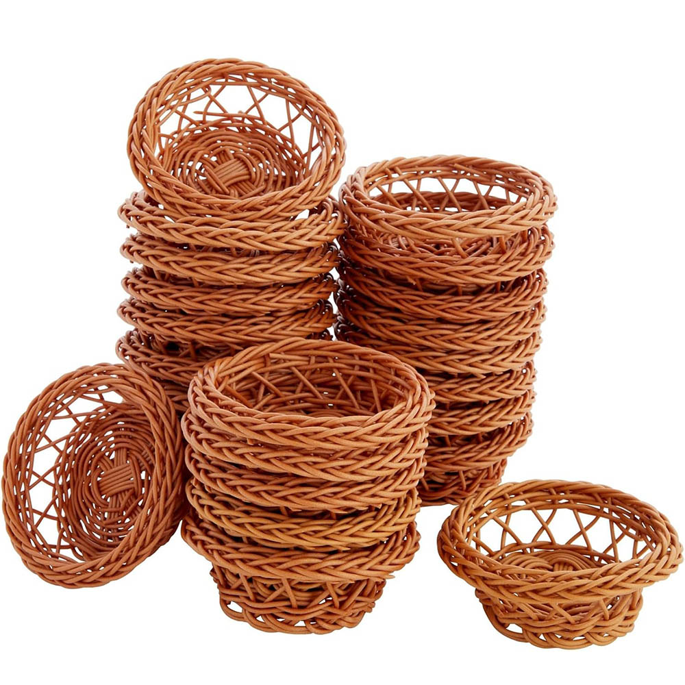 Woven Basket Set - Mini Geweven Mandjesset - 3,1 x