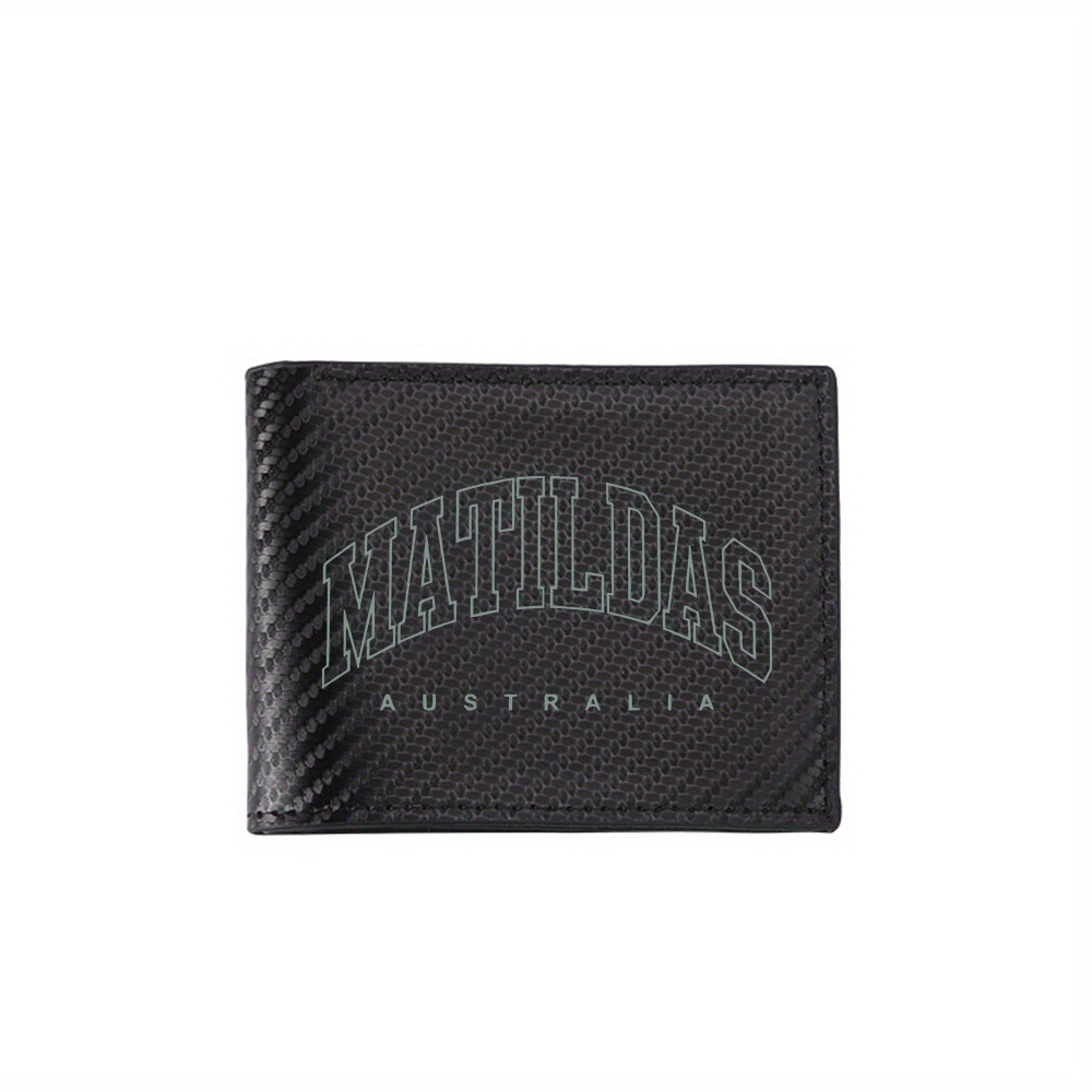 Interior Design Australia - MATILDAS AUSTRALIË boogtekstlogo Herenportemonnees Eenvoudig Zakelijk