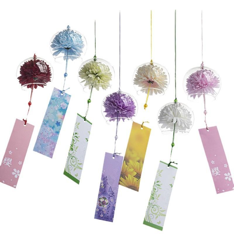 Interior Design Japan - Glazen windbel in Japanse stijl met