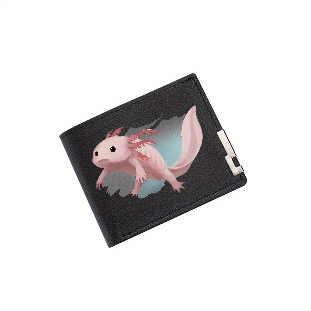 Interior Design Illustrated - Roze axolotl amfibische illustratie water Herenportemonnee