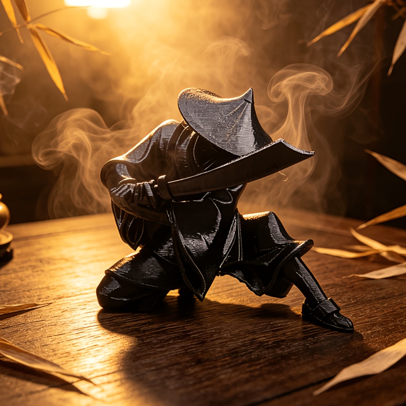 Interior Design Japan - Japanse traditionele Samurai miniatuur sculptuur 3D