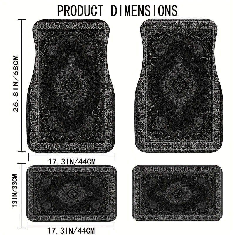 Interior Design Course - Auto Vloermatten Rechthoekige Bandana Print Ontwerp