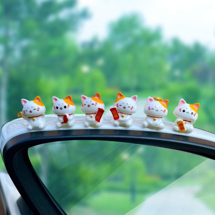 Auto Japanse Lucky Cat Ornamen - Interior Design Japan recensie en prijs