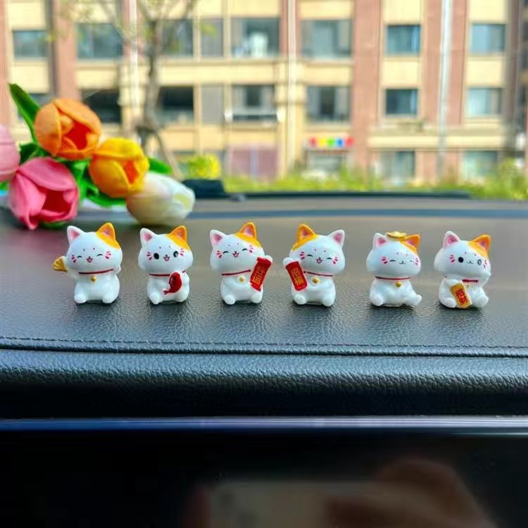 Auto Japanse Lucky Cat Ornamen - Interior Design Japan recensie en prijs