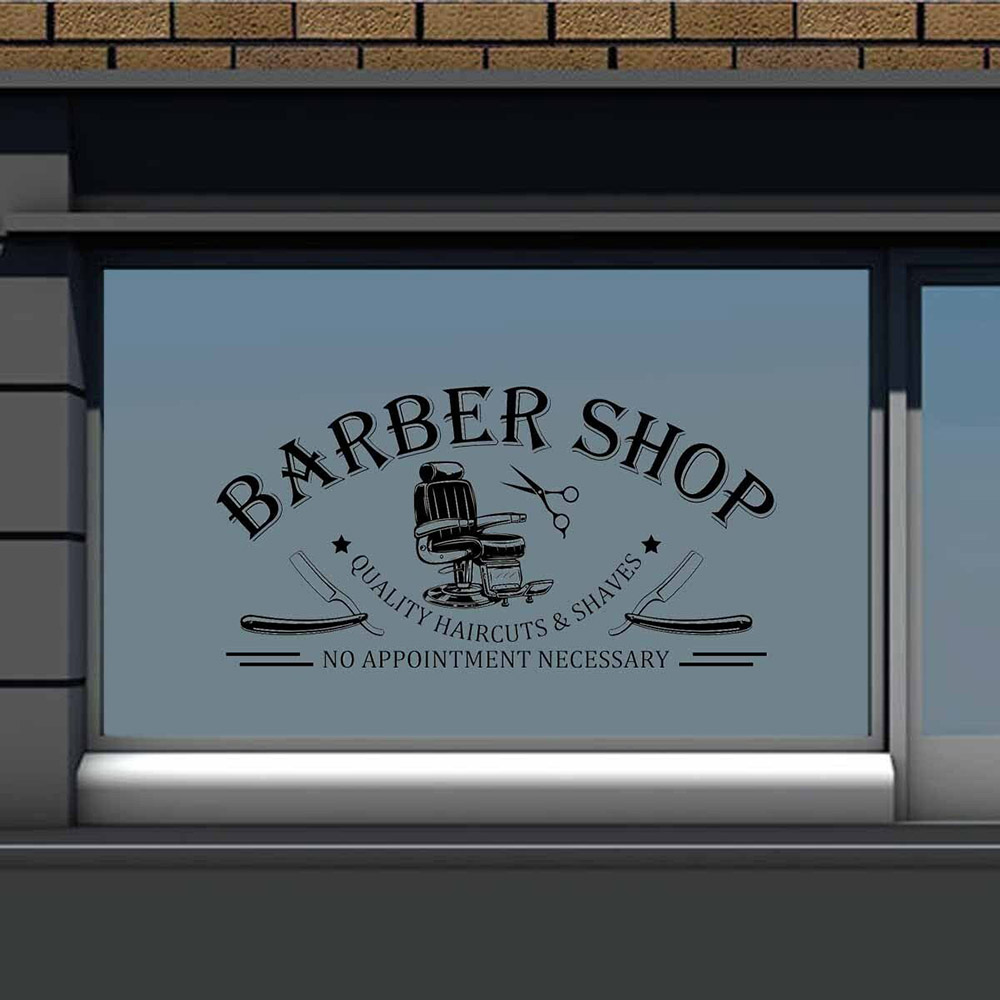 Barbershop Window Wall Art Sti - Interior Design Of House recensie en prijs