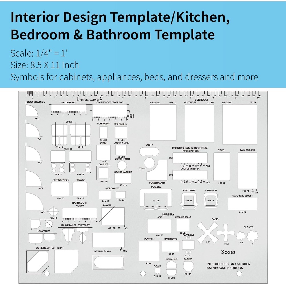 3-delige set architectuurteken - Interior Design Of House recensie en prijs