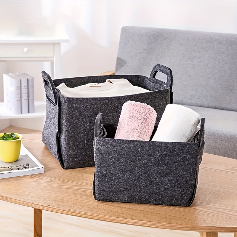 3 STKS Vilten opbergbakken met - Woven Basket Set recensie en prijs