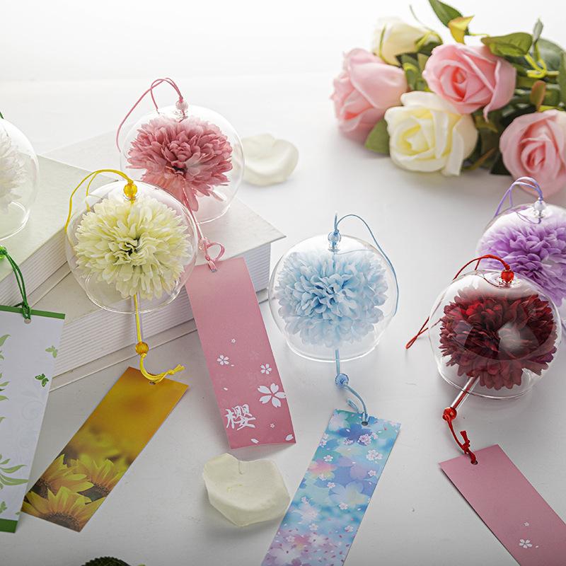 Glazen windbel in Japanse stij - Interior Design Japan recensie en prijs