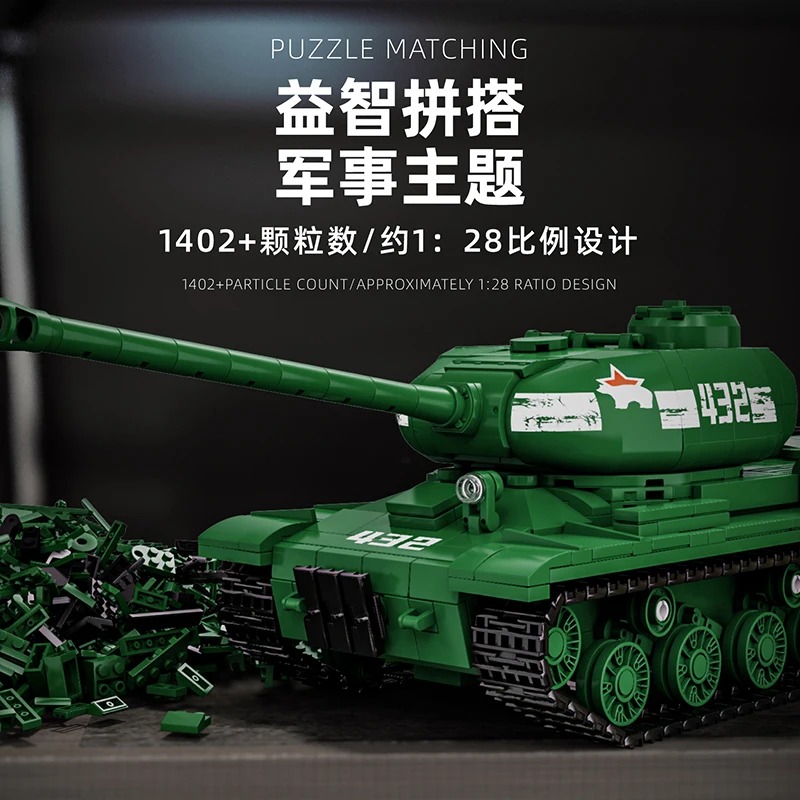 IS-2 Tankmodelbouwset - 1402PC - Interior Design And Build recensie en prijs