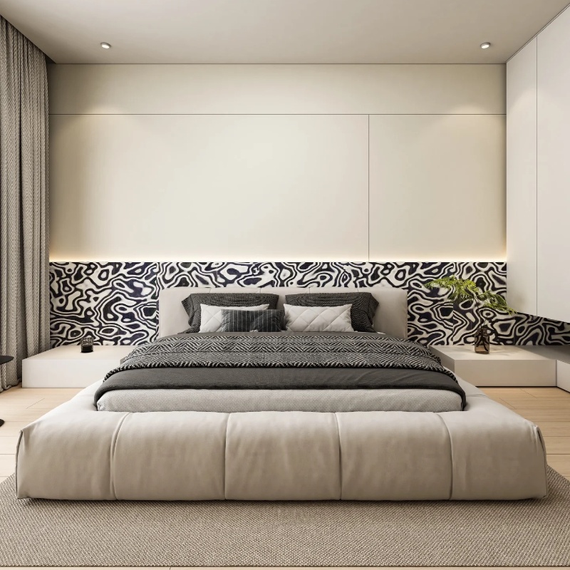 Tech Zwart Wit Grafisch Houtfi - Interior Design Graphic Design recensie en prijs
