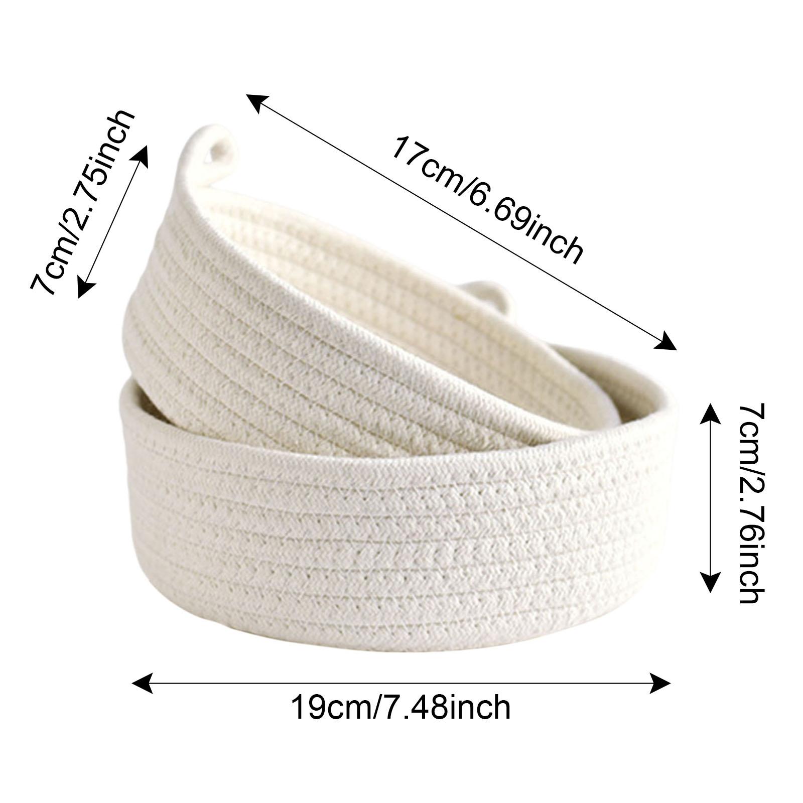 Kleine manden van geweven kato - Woven Basket Set recensie en prijs