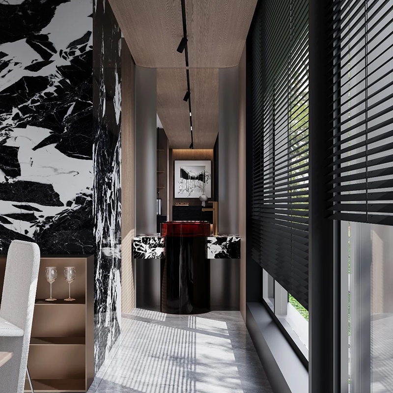 Modern 3D-geweven villa-interi - Interior Design And Build recensie en prijs