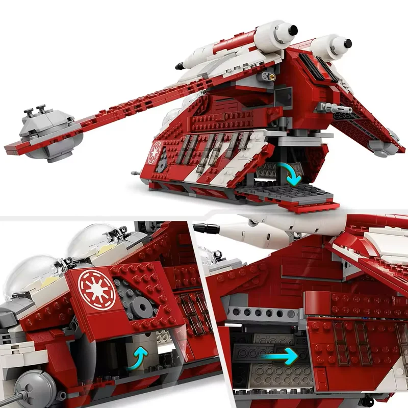 Ruimteschip Republic Gunship S - Interior Design Open Space recensie en prijs