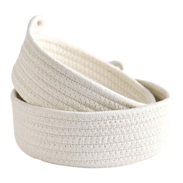 Ronde kleine geweven manden va - Woven Basket Set recensie en prijs