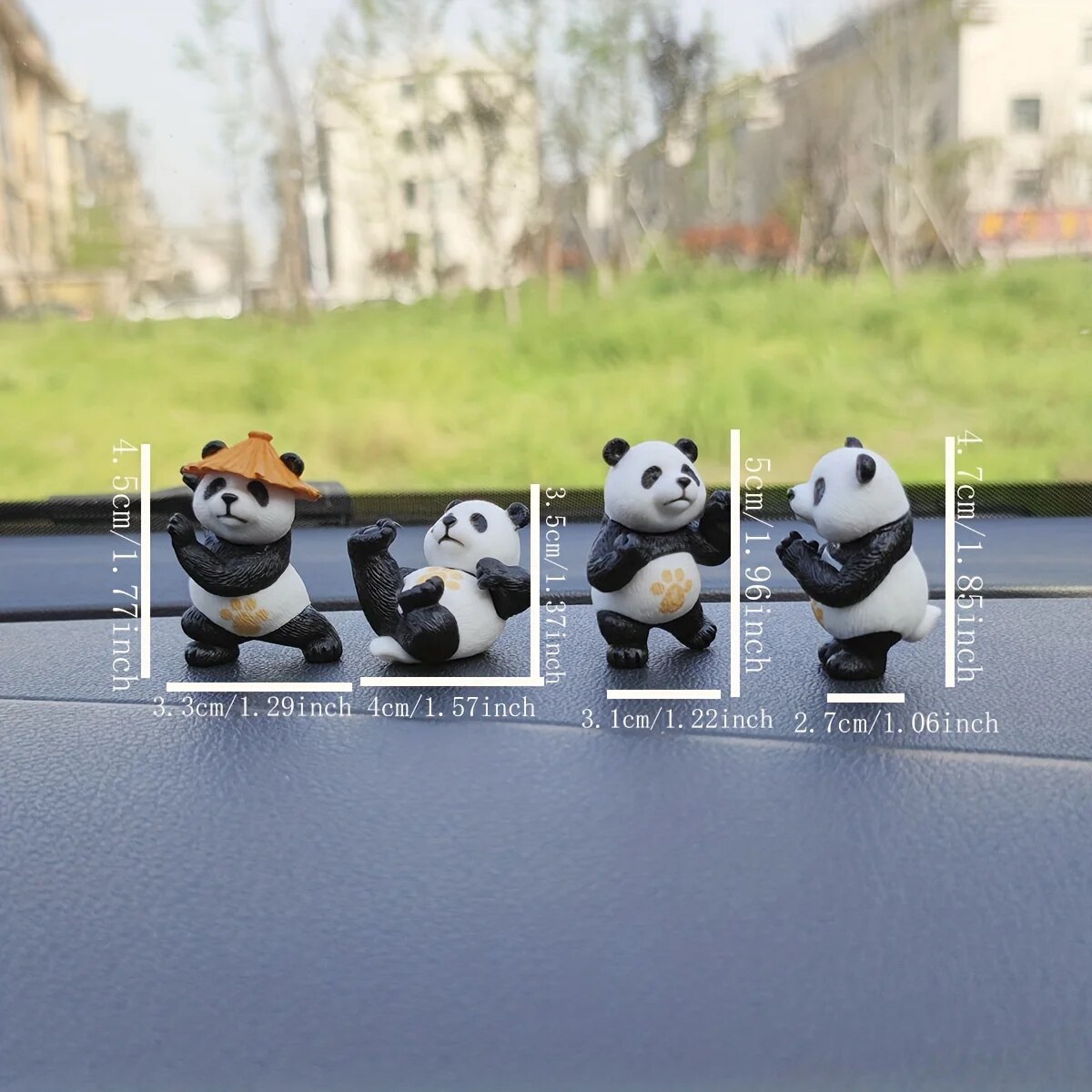 4 stks/set Panda Ontwerp Auto  - Interior Design Course recensie en prijs