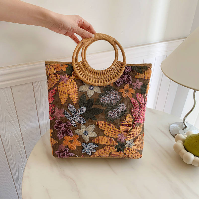 Paillettenbloem Grafische tas  - Interior Design Graphic Design recensie en prijs