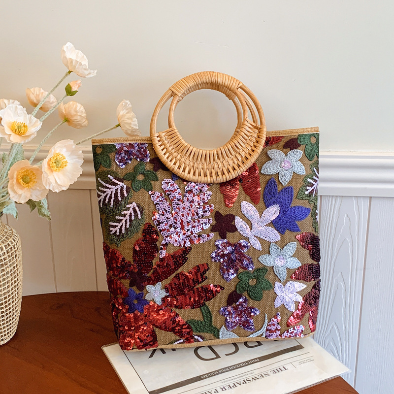 Paillettenbloem Grafische tas  - Interior Design Graphic Design recensie en prijs