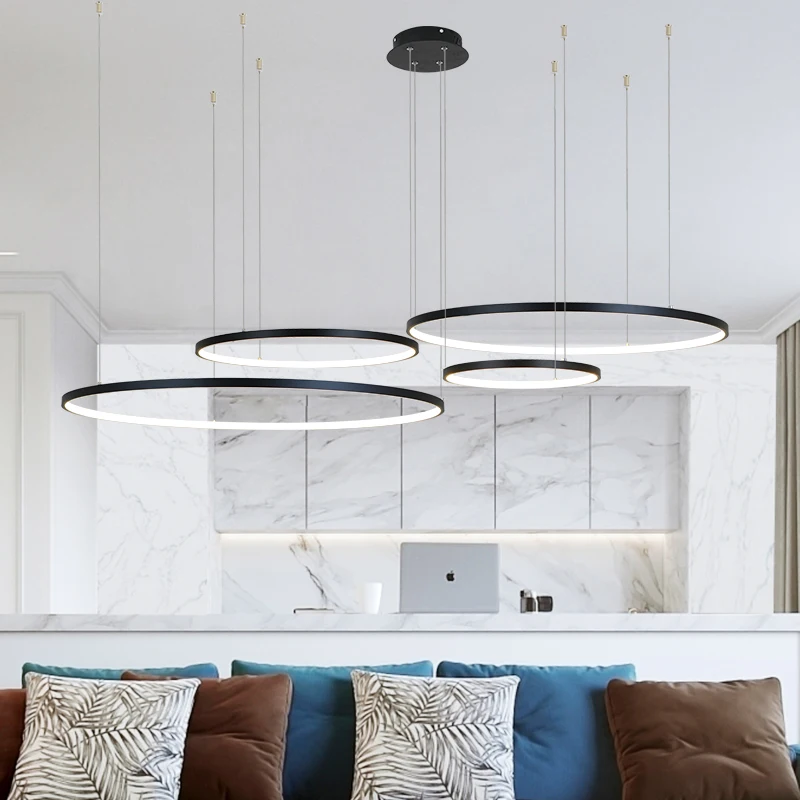 Moderne cirkelvormige LED kroo - Engineering And Interior Design recensie en prijs