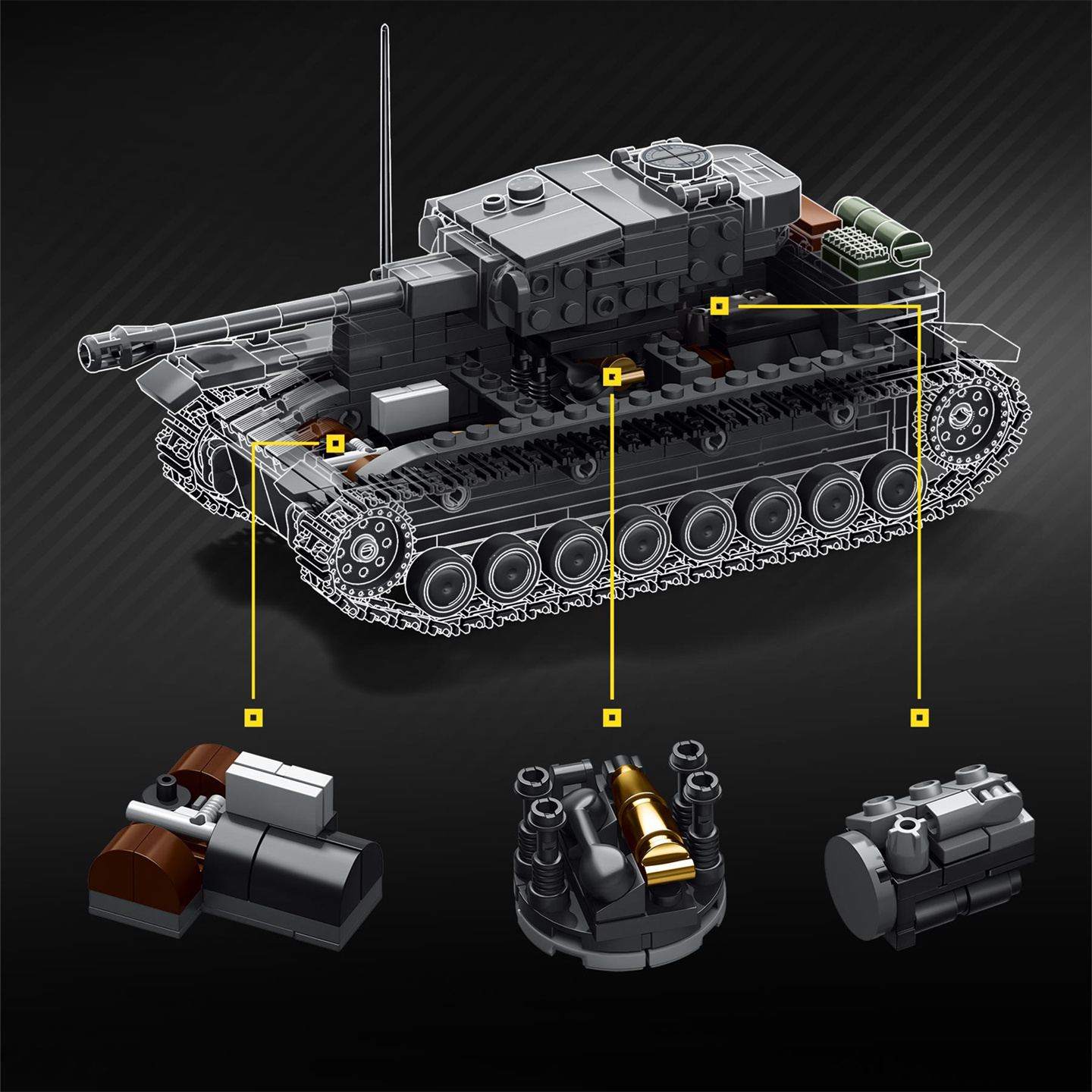 1:35 Schaalmodel Tank nr. 4 Ty - Interior Design And Build recensie en prijs