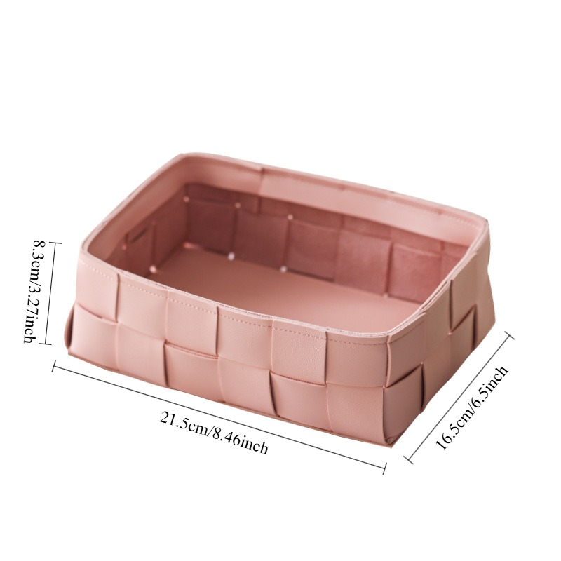 Eenvoudige lederen geweven opb - Woven Basket Set recensie en prijs