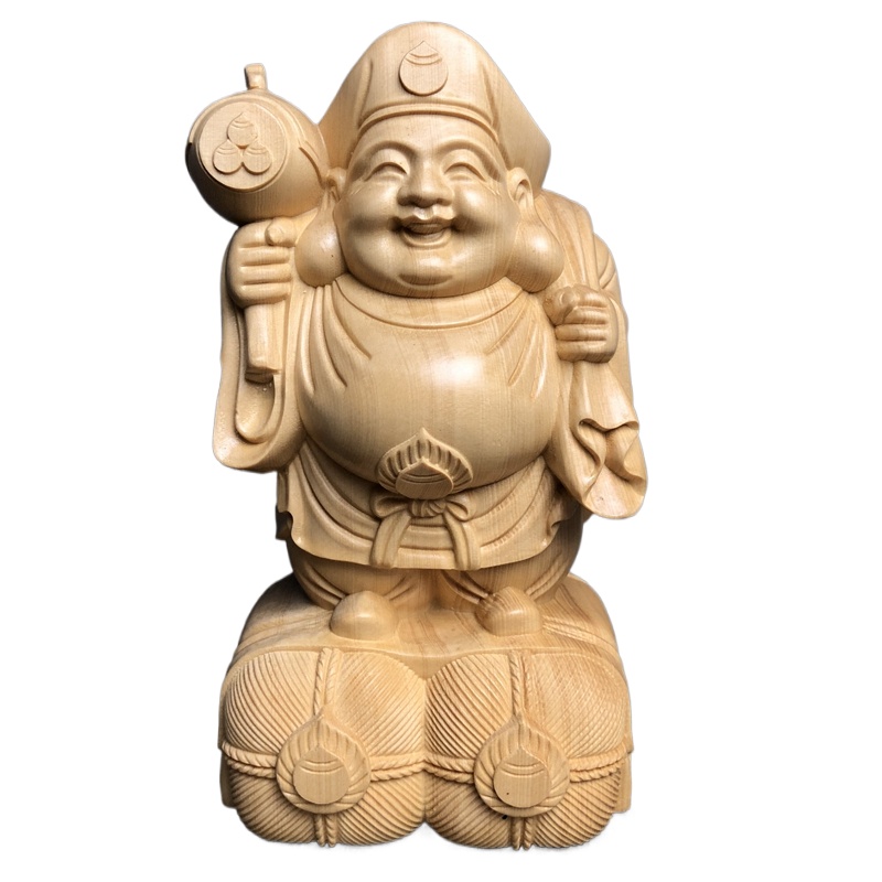 Handgesneden Hinoki Hout Daiko - Interior Design Japan recensie en prijs
