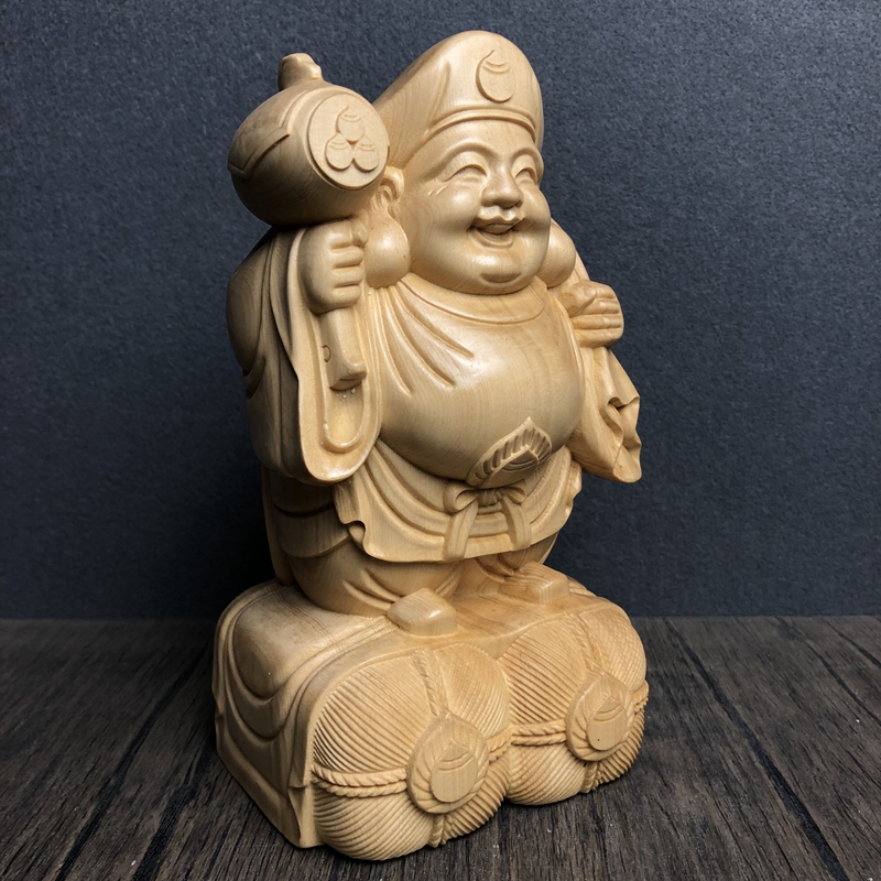 Handgesneden Hinoki Hout Daiko - Interior Design Japan recensie en prijs
