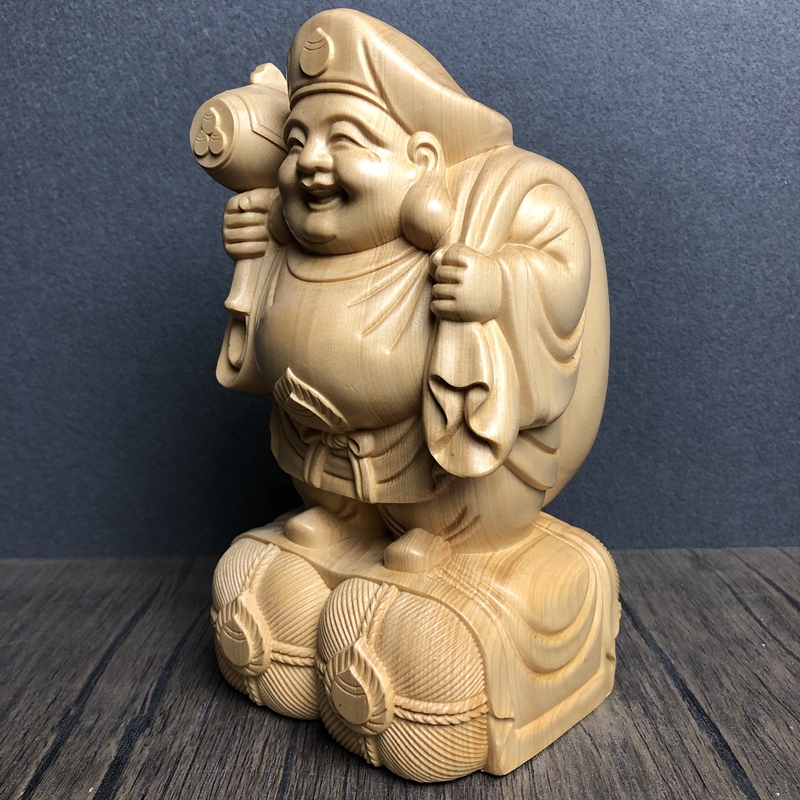 Handgesneden Hinoki Hout Daiko - Interior Design Japan recensie en prijs